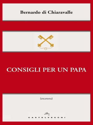 cover image of Consigli per un papa